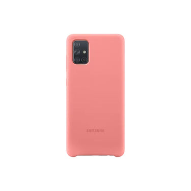 Samsung Galaxy A71 Silicone Cover - Pink - Accessories